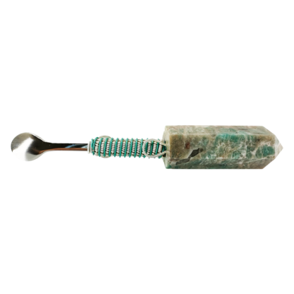 Amazonite Wonder Wand - Crystal Spoon Pendant #01AZWWG - Image 2