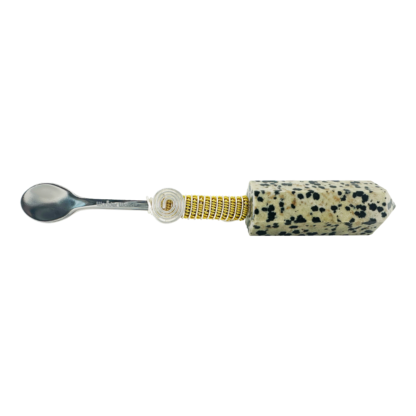 Dalmatian Jasper Wonder Wand - Crystal Spoon Pendant #01DAWYW