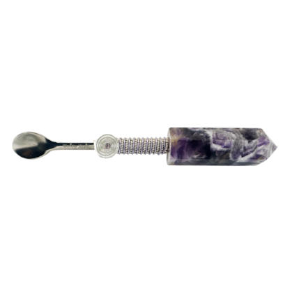 Dream Amethyst Wonder Wand Mini Pendant - Crystal Spoon #01DAWWL