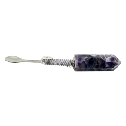 Dream Amethyst Wonder Wand Mini Pendant - Crystal Spoon #01DAWWL - Image 3