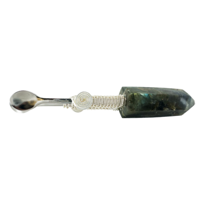 Labradorite Wonder Wand - Crystal Spoon Pendant #01LBWWW - Image 2