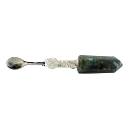 Labradorite Wonder Wand - Crystal Spoon Pendant #01LBWWW