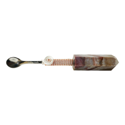 Ocean Jasper Wonder Wand - Crystal Spoon Pendant #01OJWRW