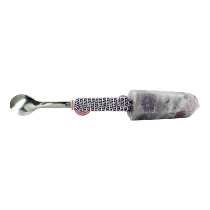 Plum Tourmaline Wonder Wand - Crystal Spoon Pendant #01PTPLS - Image 2