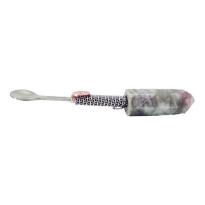 Plum Tourmaline Wonder Wand - Crystal Spoon Pendant #01PTPLS - Image 3