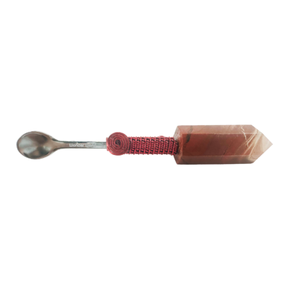 Red Jasper Wonder Wand Mini Pendant - Crystal Spoon #01RJRRR