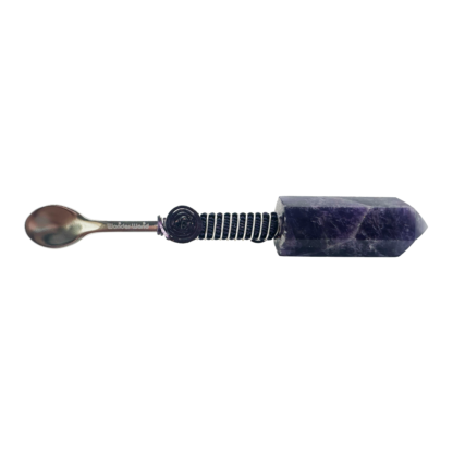 Dream Amethyst Wonder Wand Mini Pendant - Crystal Spoon #02DAPPS