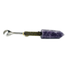 Purple Mica Wonder Wand - Crystal Spoon Pendant #02PMWPY - Image 2