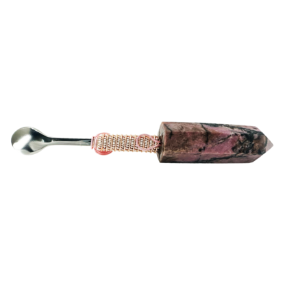 Rhodochrosite Wonder Wand Mini Pendant - Crystal Spoon #02RHPSR - Image 2