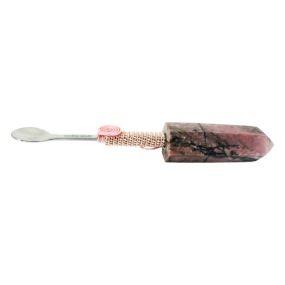 Rhodochrosite Wonder Wand Mini Pendant - Crystal Spoon #02RHPSR - Image 3