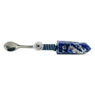 Sodalite Wonder Wand Mini Pendant - Crystal Spoon #02SLSBB